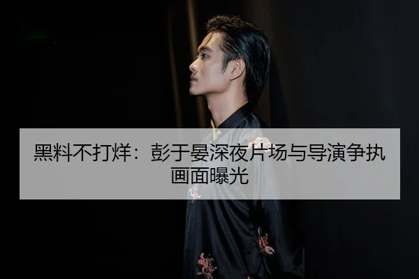 黑料不打烊：彭于晏深夜片场与导演争执画面曝光